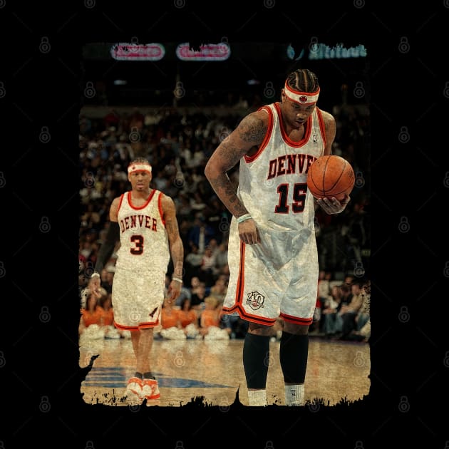 Carmelo Anthony and Allen Iverson by Wendyshopart