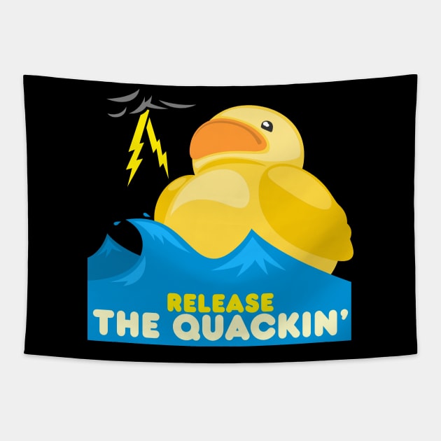 Funny Duck Tapestry by Shiva121