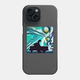 A Rock Keyboard Player Playing Keyboards Phone Case