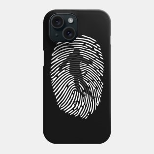 Fingerprint Ski Winter Sports Skiing Skiers Phone Case