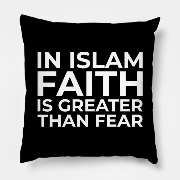 Islamic in Islam Faith is Greater Pillow by Muslimory