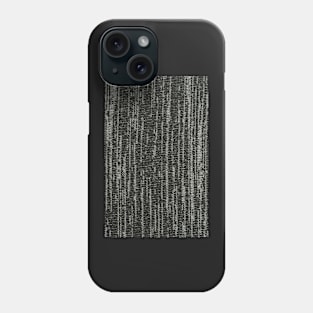 Black Fabric Texture Phone Case
