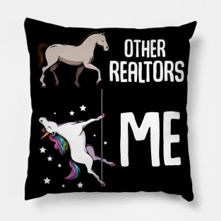 Realtor - Magical Unicorn Real Estate Agent Pillow