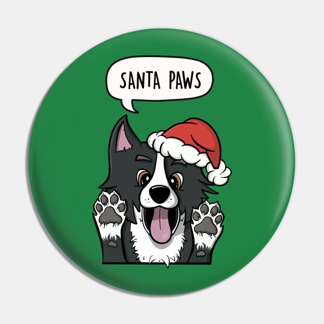 Santa Paws Pin by LEFD Designs