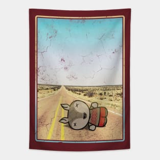 Adios Armadillo (2-sided shirt) Tapestry