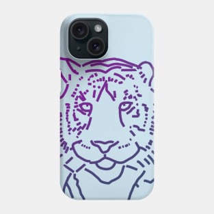 Blue Tiger Phone Case