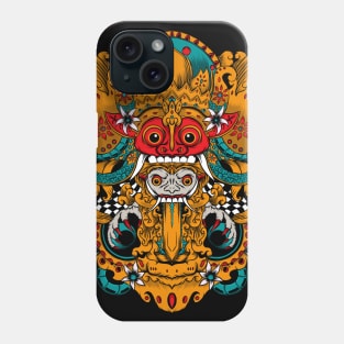 barong and rangda illustration design Phone Case