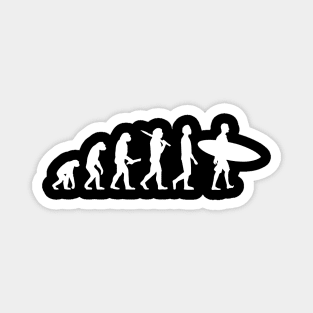 Funny Surfing Evolution Gift For Surfers Magnet