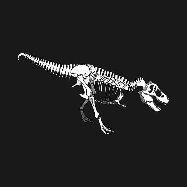 Skeleton T-Rex Graphic Design by SoulasaurusRex