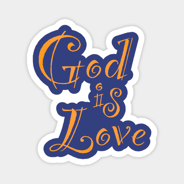 God is Love Magnet by SkyRay