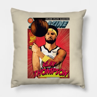 Klay Thompson - Comics Magazine Retro 90s Pillow