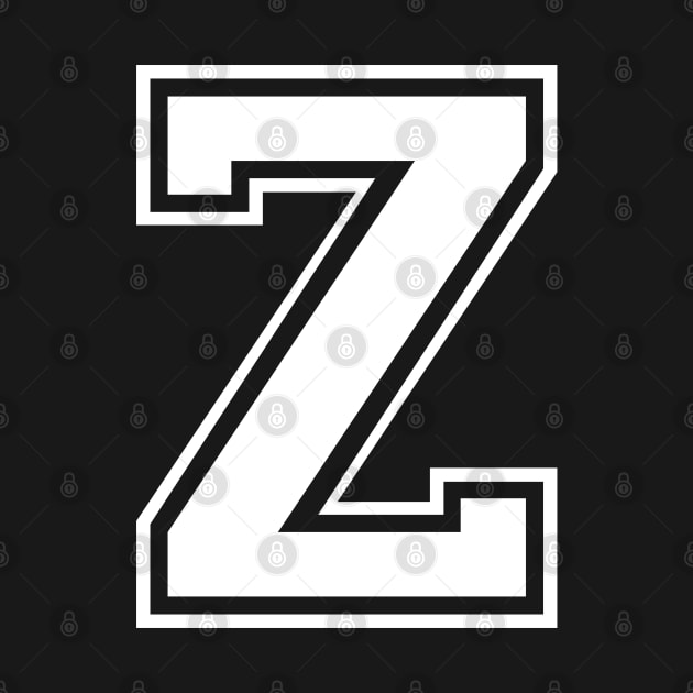 Initial Letter Z - Varsity Style Design. by Hotshots