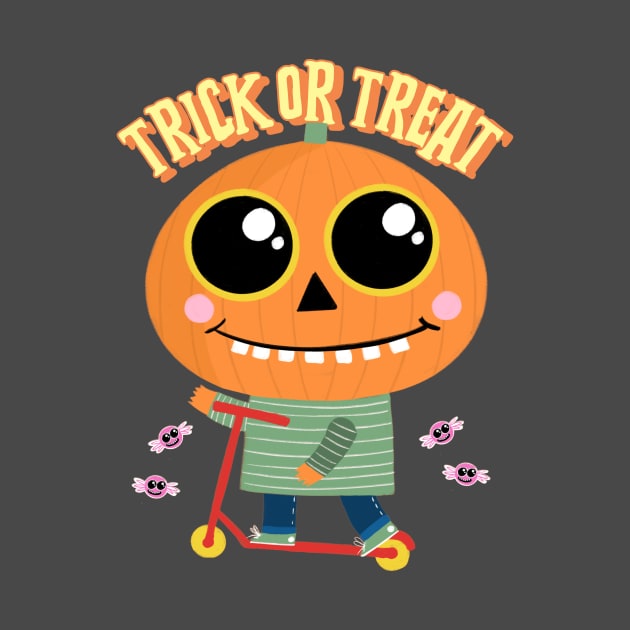 Trick or treat by Biddie Gander Designs