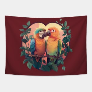 Parrots Lover Design Tapestry