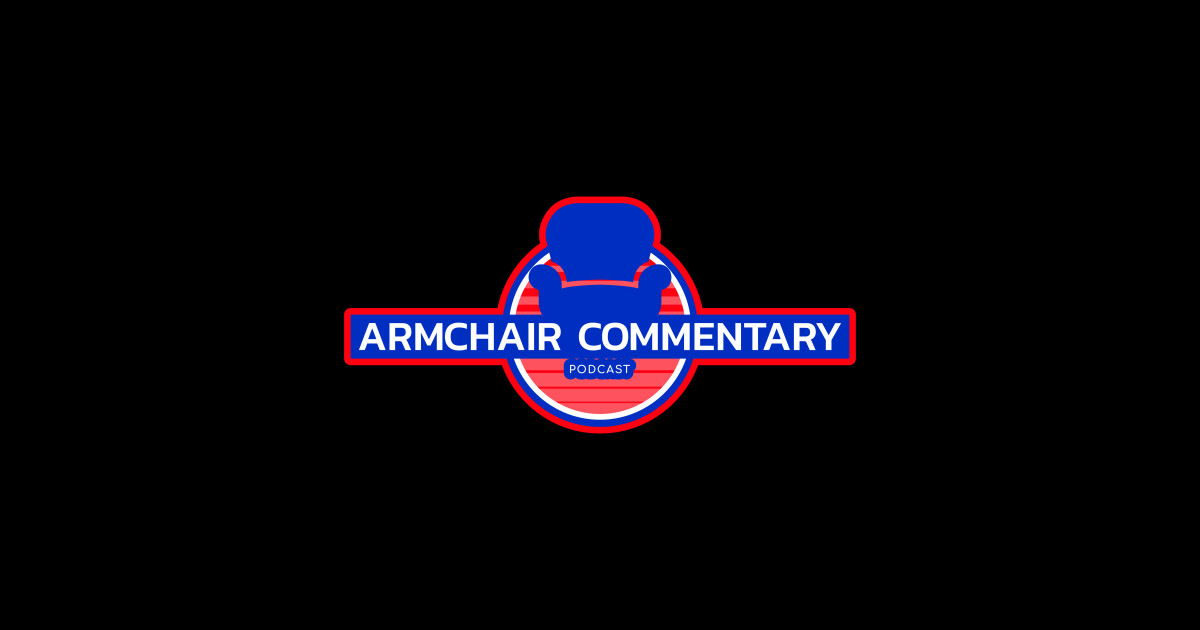 Armchair Classic Logo Armchair Commentary Sticker TeePublic