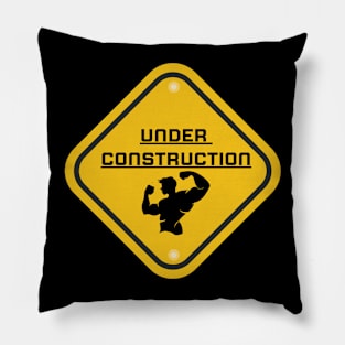 Bodybuilding - under construction Pillow