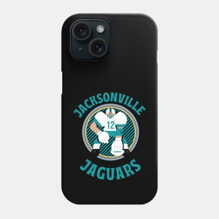 jacksonville jaguars cute graphic design Phone Case