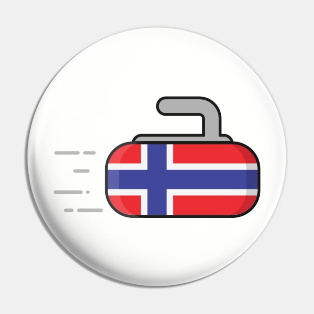 Norway Curling 2018 Winter Sports Games T Shirt Pin by tylerberry4