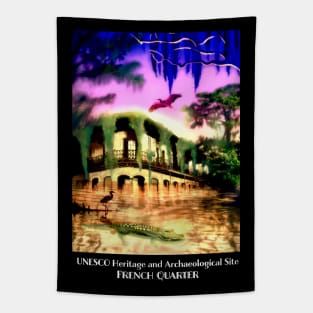 French Quarter UNESCO Heritage Site Tapestry