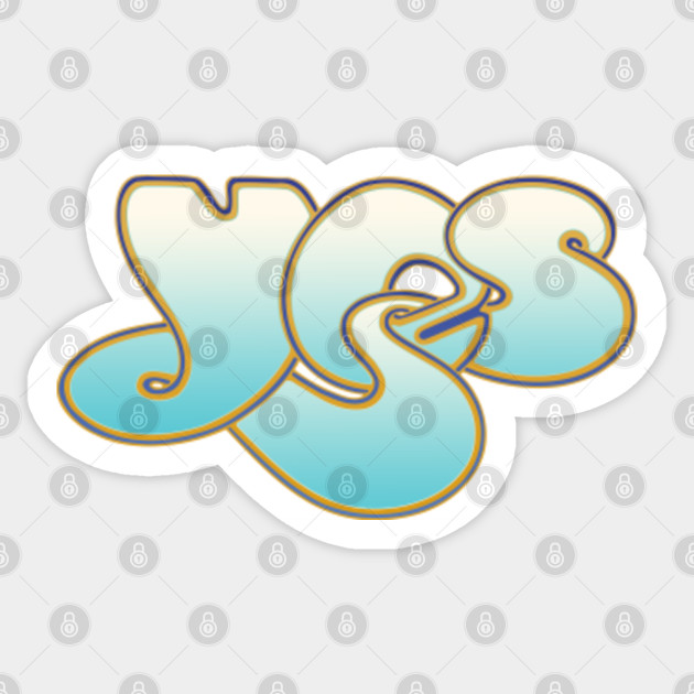 Yes Band Logo Yes Band Sticker Teepublic
