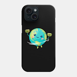 Earth Holding Cash – Human Spaceflight Cosmonaut Profit Phone Case