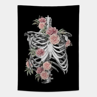 Rib Cage Floral 7 Tapestry