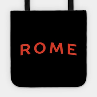 Rome City Typography Tote