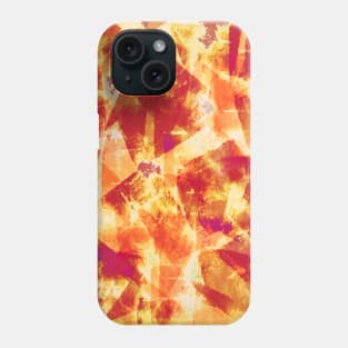 Abstract Swatches in Brown and Orange Phone Case