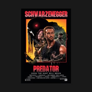 Predator Alternate Movie Poster Design T-Shirt