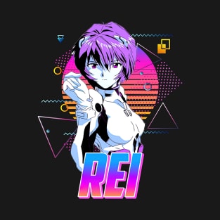 Rei Ayanami Retro Art T-Shirt