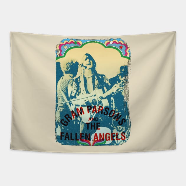 gram parsons and the fallen angels Tapestry by HAPPY TRIP PRESS