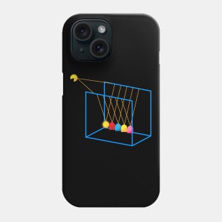 Pacman Newton Cradle Phone Case