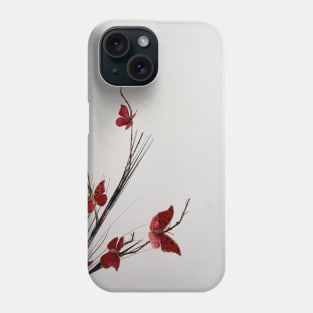 Butterfly on Flowers Phone Case