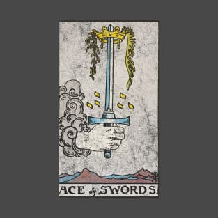 Ace of swords (distressed) T-Shirt