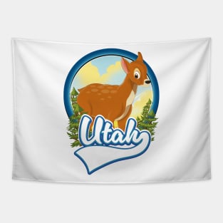 Utah Travel logo Tapestry