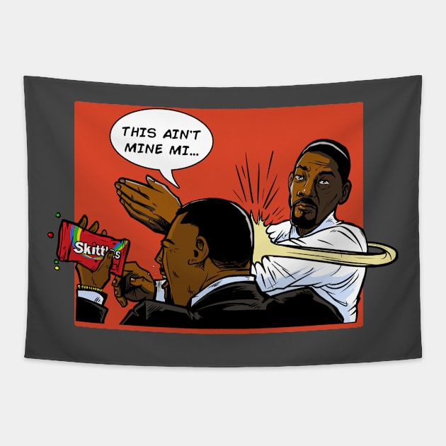 Bad Boy Slap Tapestry by AndreusD