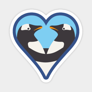 Penguin Lovers - Blue Edition Magnet