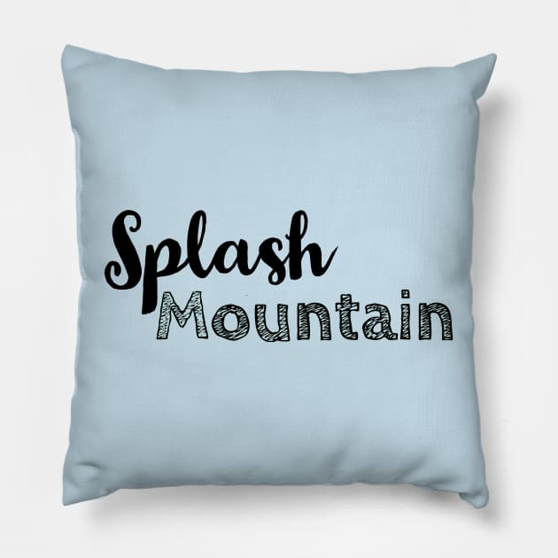 Splash Mountain Pillow by QUOT-s