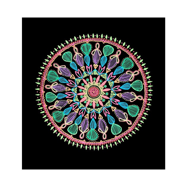 Mandala Colorful by apoochow