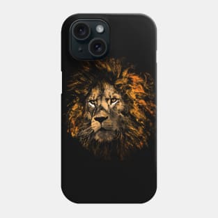 Lion Head -  Angry Cat - King Male Lion Phone Case