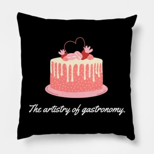 The artistry of gastronomy. Pillow