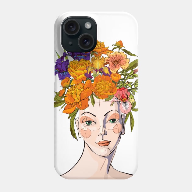 Woman #21 Phone Case by Olga Berlet