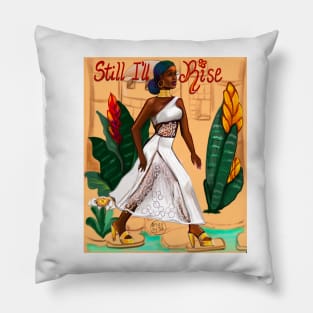 Still I’ll rise Inspirational, motivational, affirmations The top 10 best Gifts for black African American women and girls Pillow