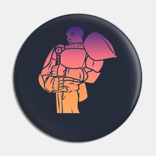 Copy of Knight Paladin (Flaming Dawn): A Fantasy Design Pin