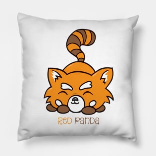 Red Panda love Pillow