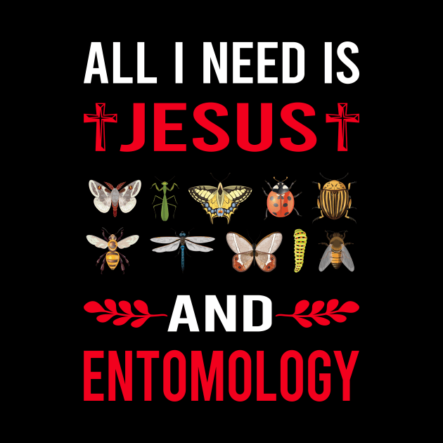 I Need Jesus And Entomology Entomologist Insect Insects Bug Bugs by Good Day