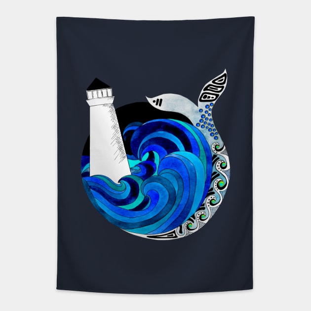 Nova Scotian Seas Tapestry by AmayaBrydon