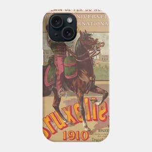 Bruxelles Belgium Vintage Poster 1910 Phone Case