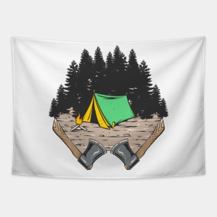 Outdoor camping Tapestry