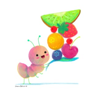 Cute Ant and Fruits T-Shirt